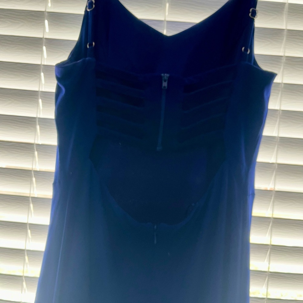 Morgan & Co. Elegant Blue Evening Gown Size 9 - Picture 5 of 11